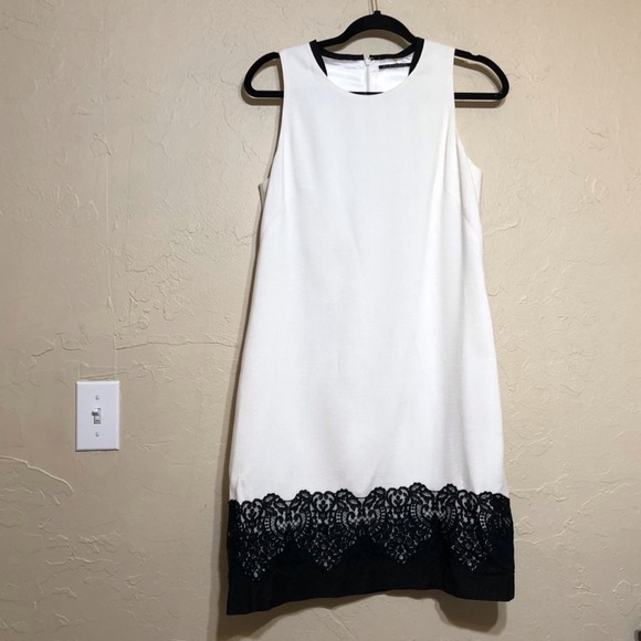 Elie Tahari Dresses & Skirts - Elie Tahari Womens Dress 8 Sleeveless Black Lace Trim